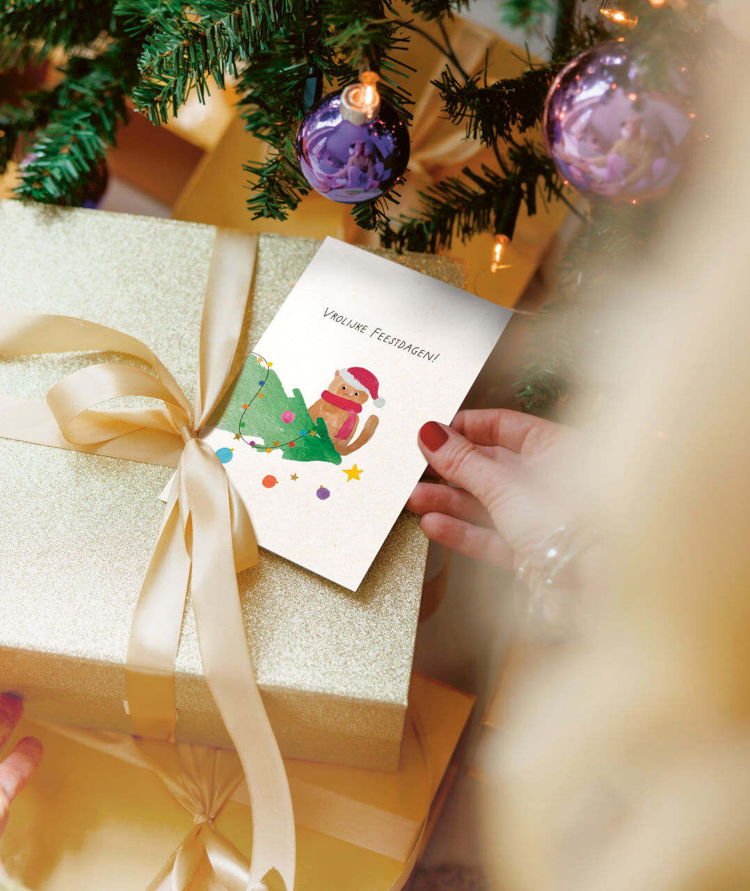 Kinderpostzegels kerstkaarten