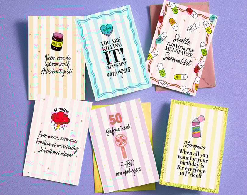 6 verschillende kaarten over de overgang