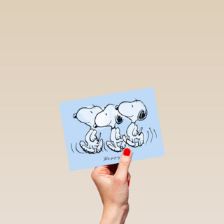 Snoopy verjaardagskaart Happy Day