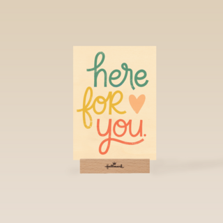 Zomaar kaart Here for you