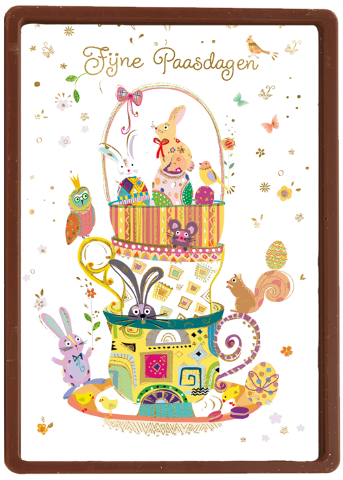Chocolade Kaart Pasen | Hallmark | Chocolade Kaart Hallmark | Pasen | Pasen Kaart Klassiek Turnowsky