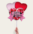 Ballonnentros I Love You Hart Multi