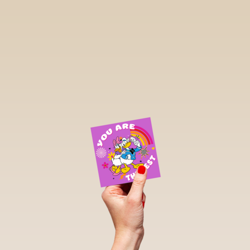 Bedankt kaart Donald Duck you are the best