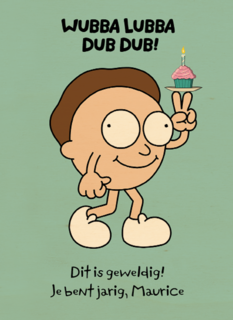 Rick Morty Wubba Lubba Dub Dub