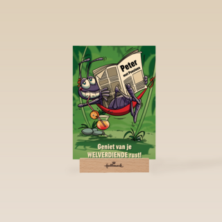 met pensioen geniet van je welverdiende rust