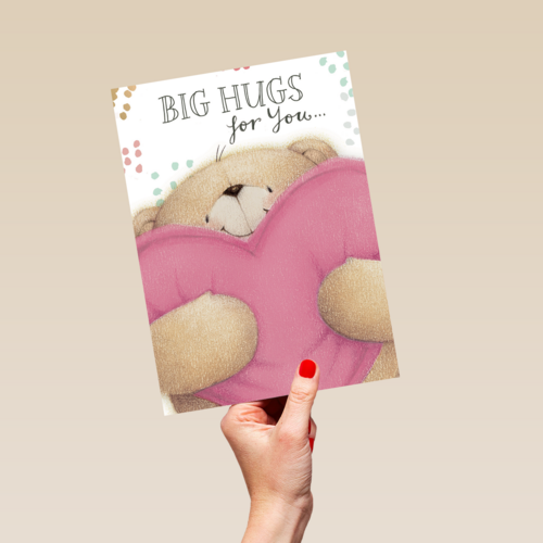 valentijnkaart big hugs for you