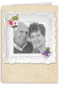 fotokaart onze ouders zijn zoveel jaar getrouwd