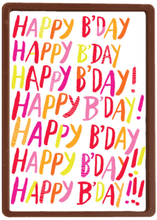 colourfull happy bday