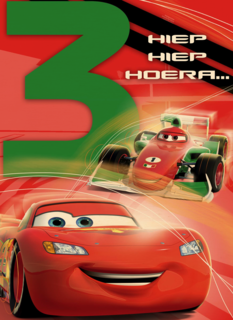 drie hiep hiep hoera cars