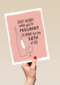 dont worry while youre pregnant