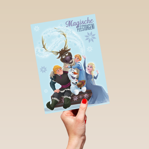 kerstkaart magische feestdagen