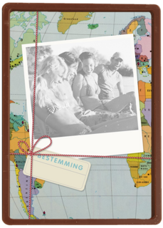 wereldkaart we zullen je missen