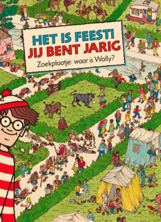 verjaardag kaart kind waar is wally