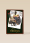 Kerst Foto postzegel