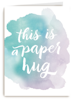 watercolor this is a paper hug