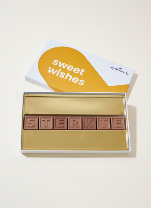 Chocotelegram Sterkte | Hallmark Cadeau Chocolade |