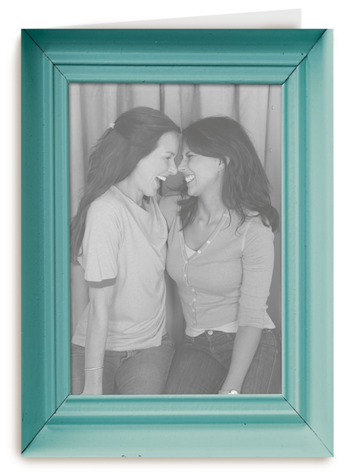 fotokaart staand fotolijst blanco