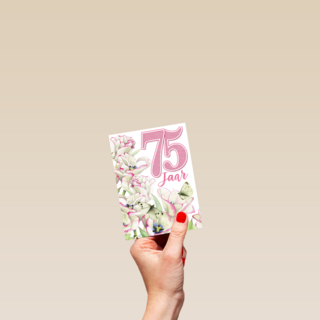 75 jaar bloemen