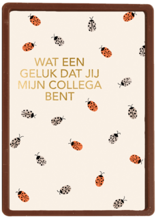 Bedankt kaart thuiswerken wat een geluk dat jij mijn collega bent