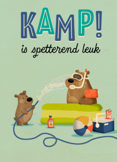 Sporta Op kamp kaart kamp is spetterend leuk