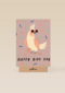 Zomer kaart Happy bird day