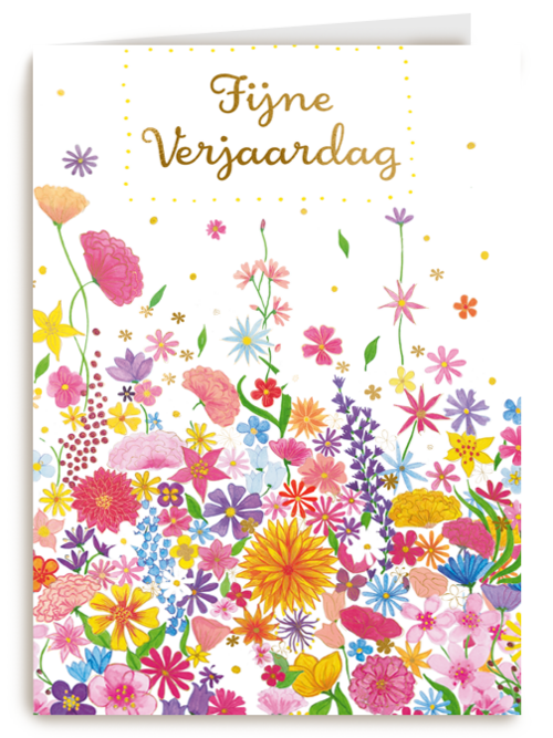 Verjaardagskaart Hallmark | Verjaardag Kaart Klassiek Fijne Verjaardag Turnowsky