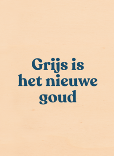 verjaardag kaart andc grappig grijs is het nieuwe goud