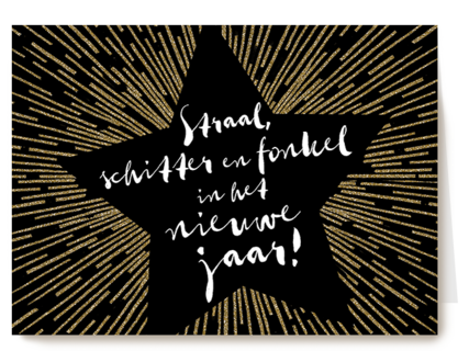 Straal En Schitter In Het Nieuwe Jaar
