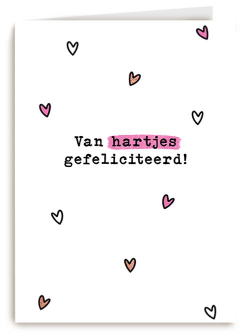 Verjaardagskaart Hallmark | Verjaardagskaart Van Hartjes Gefeliciteerd