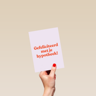 nieuwe woning kaart andc gefeliciteerd met je hypotheek