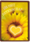 Beterschapskaart zonnebloem met hart