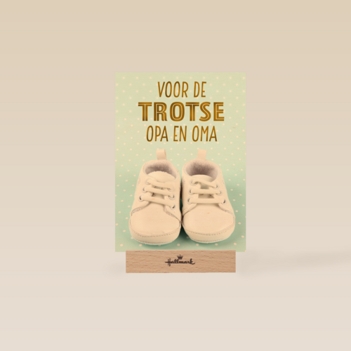 schoentjes voor een trotse opa en oma
