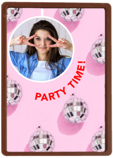 verjaardag kaart foto party time