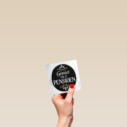 geniet van je pensioen