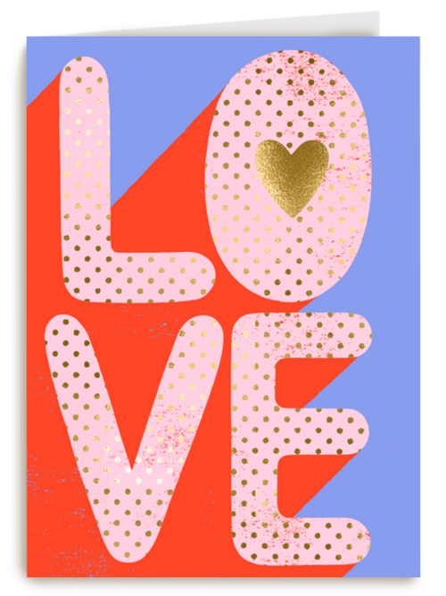 Kaart Hallmark | Liefde Valentijn Huwelijksjubileum | Liefde Kaart L O V E