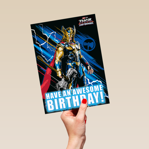 Verjaardagskaart Thor Have an awesome birthday