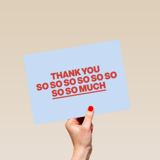 bedankt kaart engels thank you so so so so so so so so much