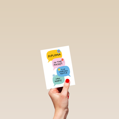 Diploma tijd voor een feestje
