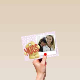 forever friends fotokaart hugs