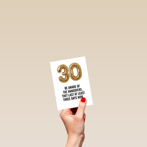 30 beware of the hangovers