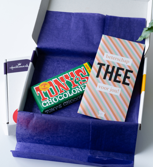 Verwenpakket Tony Chocolonely + Thee Beterschap