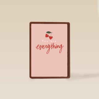 Valentijnsdagkaart hip You are everything