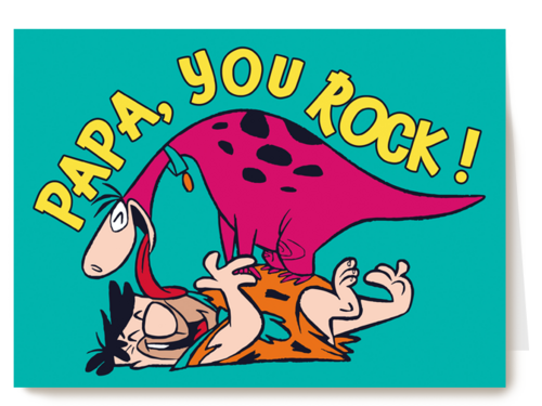 Papa You Rock Flintstones