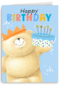 Forever Friends Happy Birthday cake blue