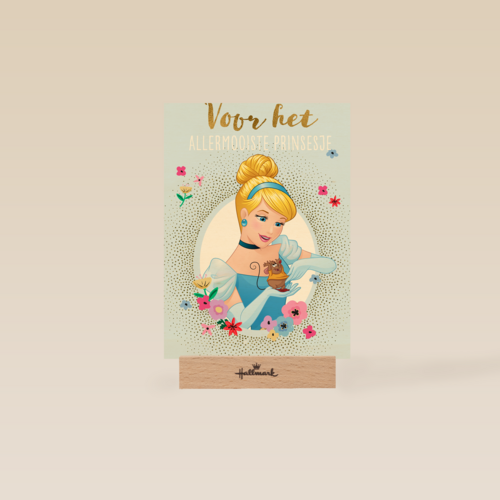 Verjaardagskaart Disney Assepoester