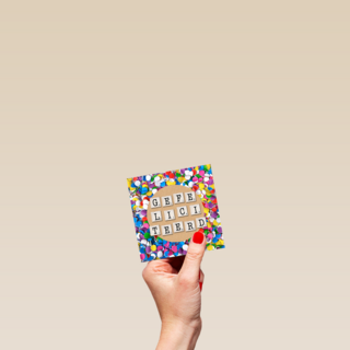 confetti cirkel gefeliciteerd