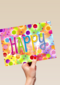 ballonnen en confetti happy