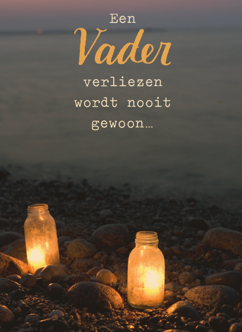 een vader verliezen wordt nooit gewoon