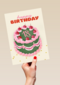 happy birthday cake with 18
