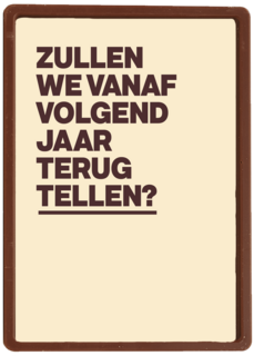 verjaardagskaart vrouw man grappig terugtellen
